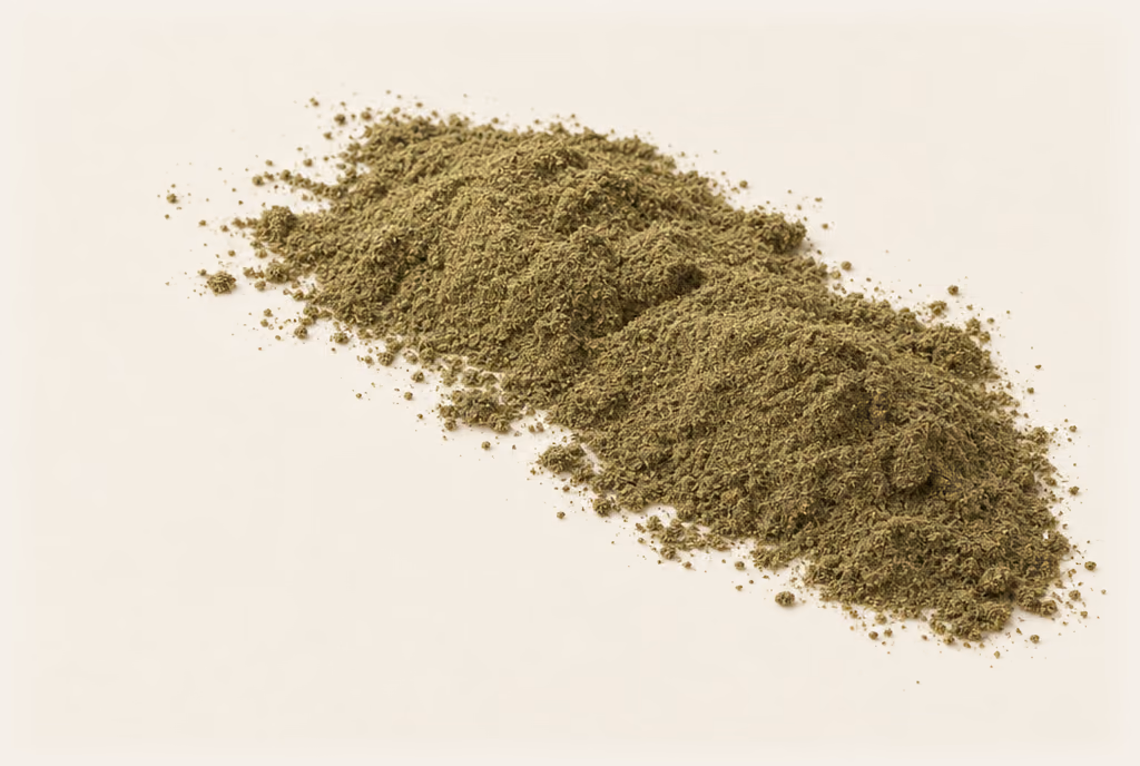 Powder botanical processing state